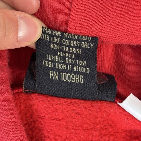 Vintage Men's Red Classic Florida Panthers Hoodie Size M Casual NHL Hockey Y2K - Picture 15 of 16